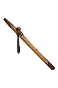 Zebrawood & Peruvian Walnut Collectors Native American Style Flute (Key G- 432hz)
